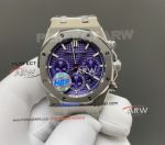 HBF Audemars Piguet Royal Oak Chronograph Purple Face Stainless Steel 7750 Replica Watch 